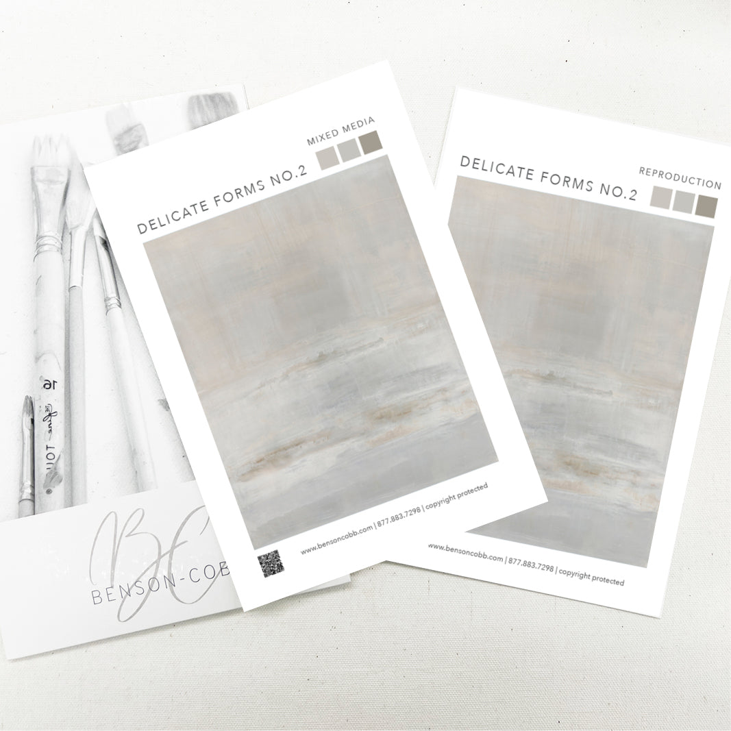 Delicate Forms No.2 Canvas Sample