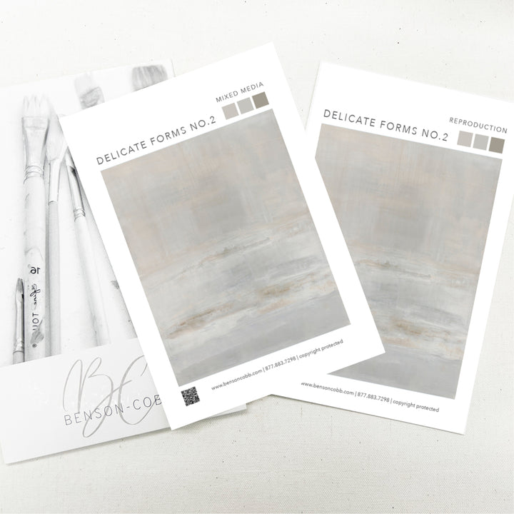 Delicate Forms No.2 Canvas Sample