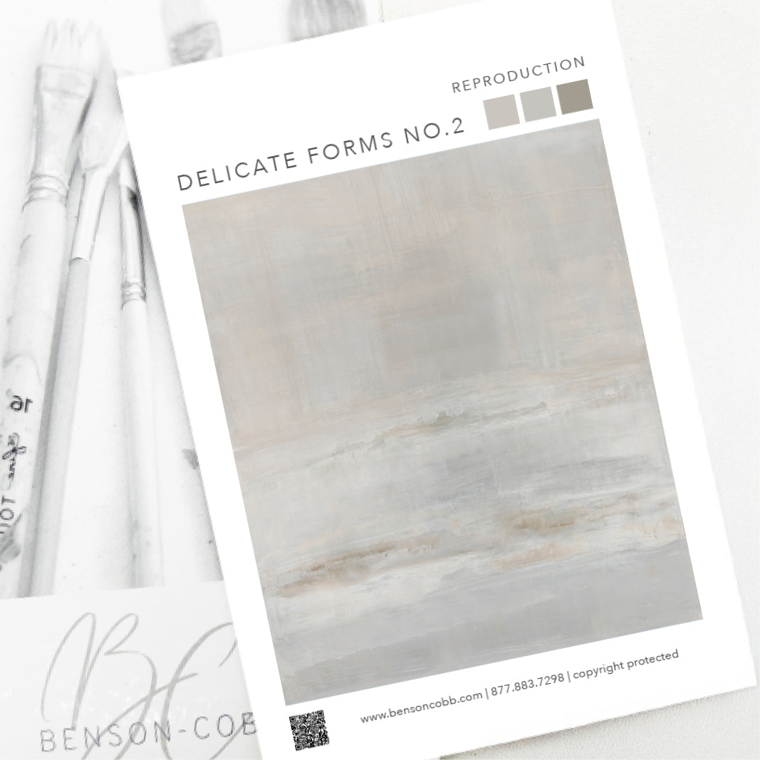 Delicate Forms No.2 Canvas Sample