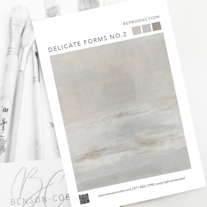 Delicate Forms No.2 Canvas Sample