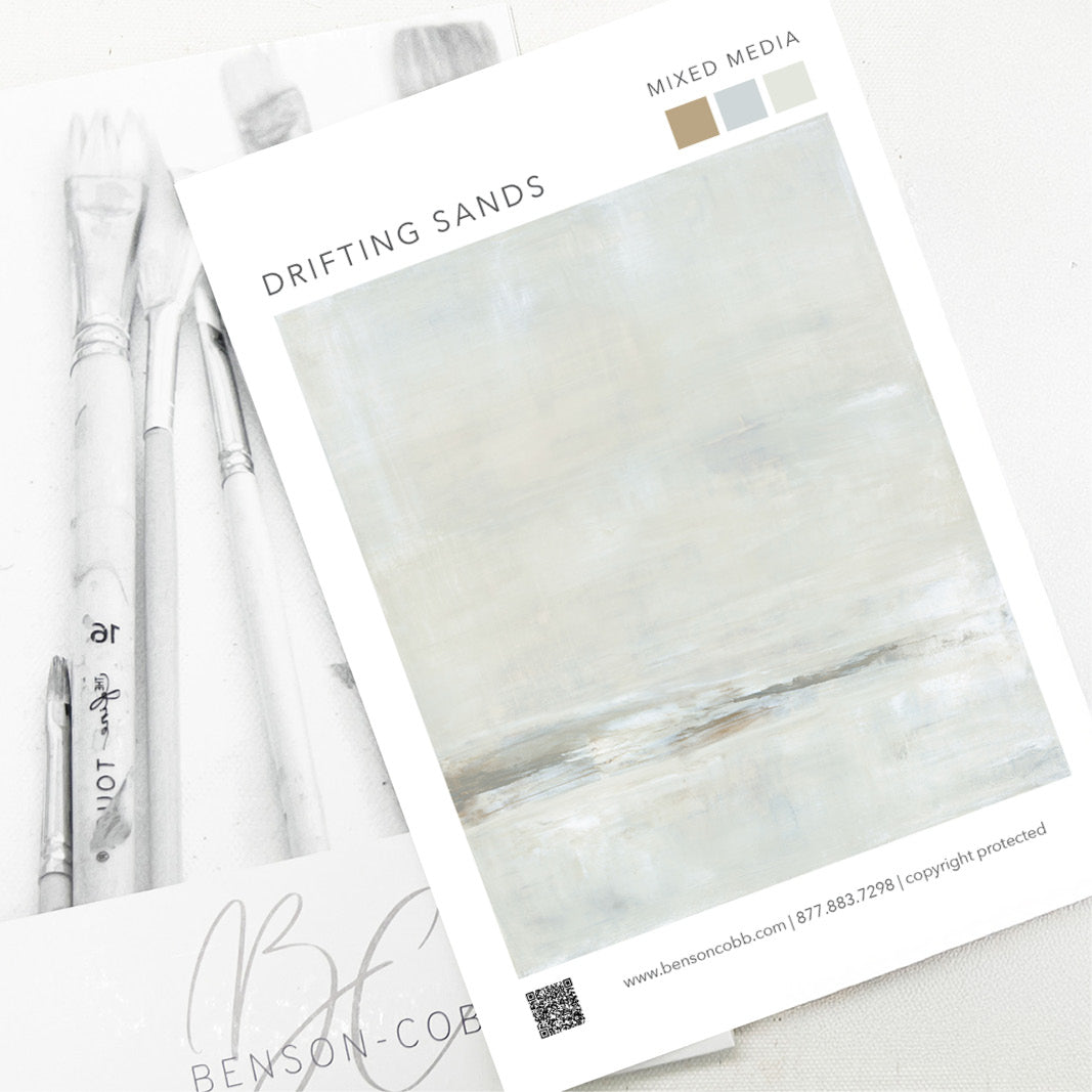 Drifting Sands Canvas Sample
