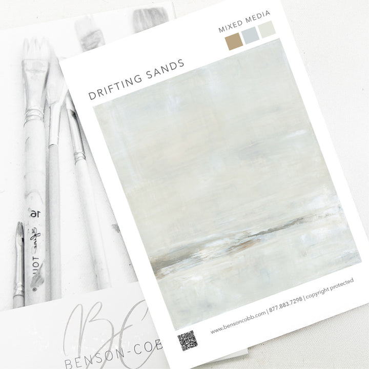 Drifting Sands Canvas Sample