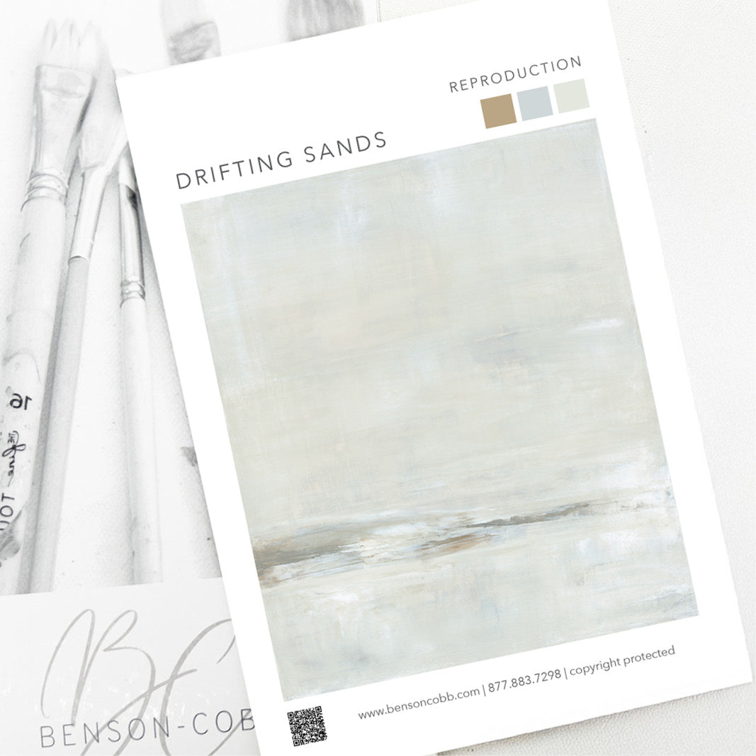 Drifting Sands Canvas Sample