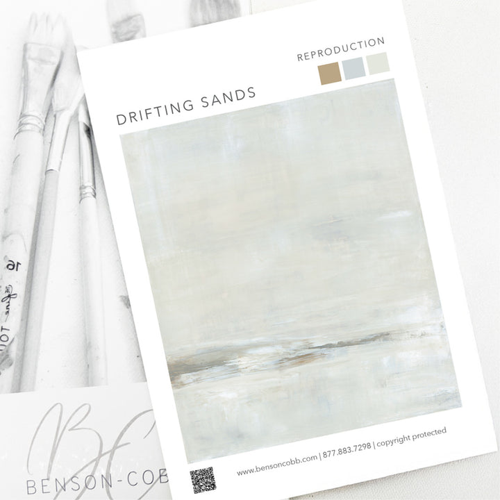 Drifting Sands Canvas Sample
