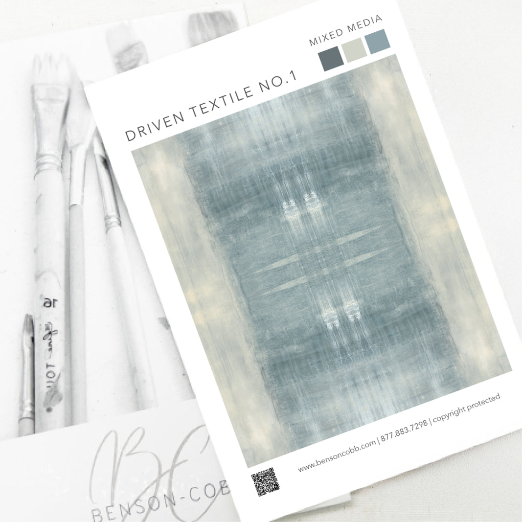 Driven Textile No.1 Canvas Sample