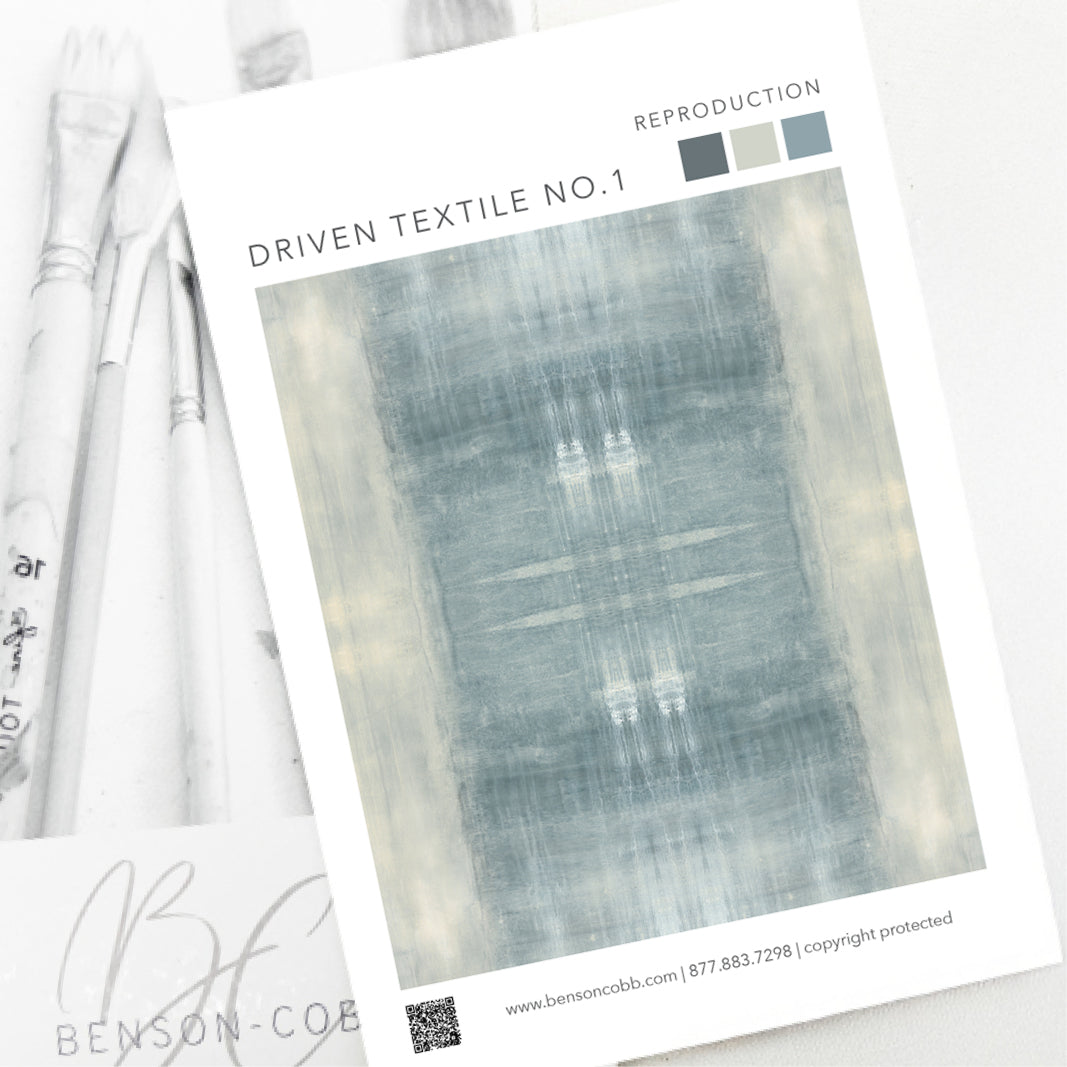 Driven Textile No.1 Canvas Sample