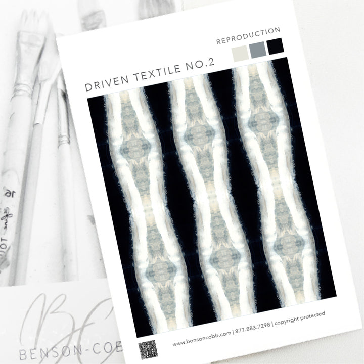 Driven Textile No.2 Canvas Sample