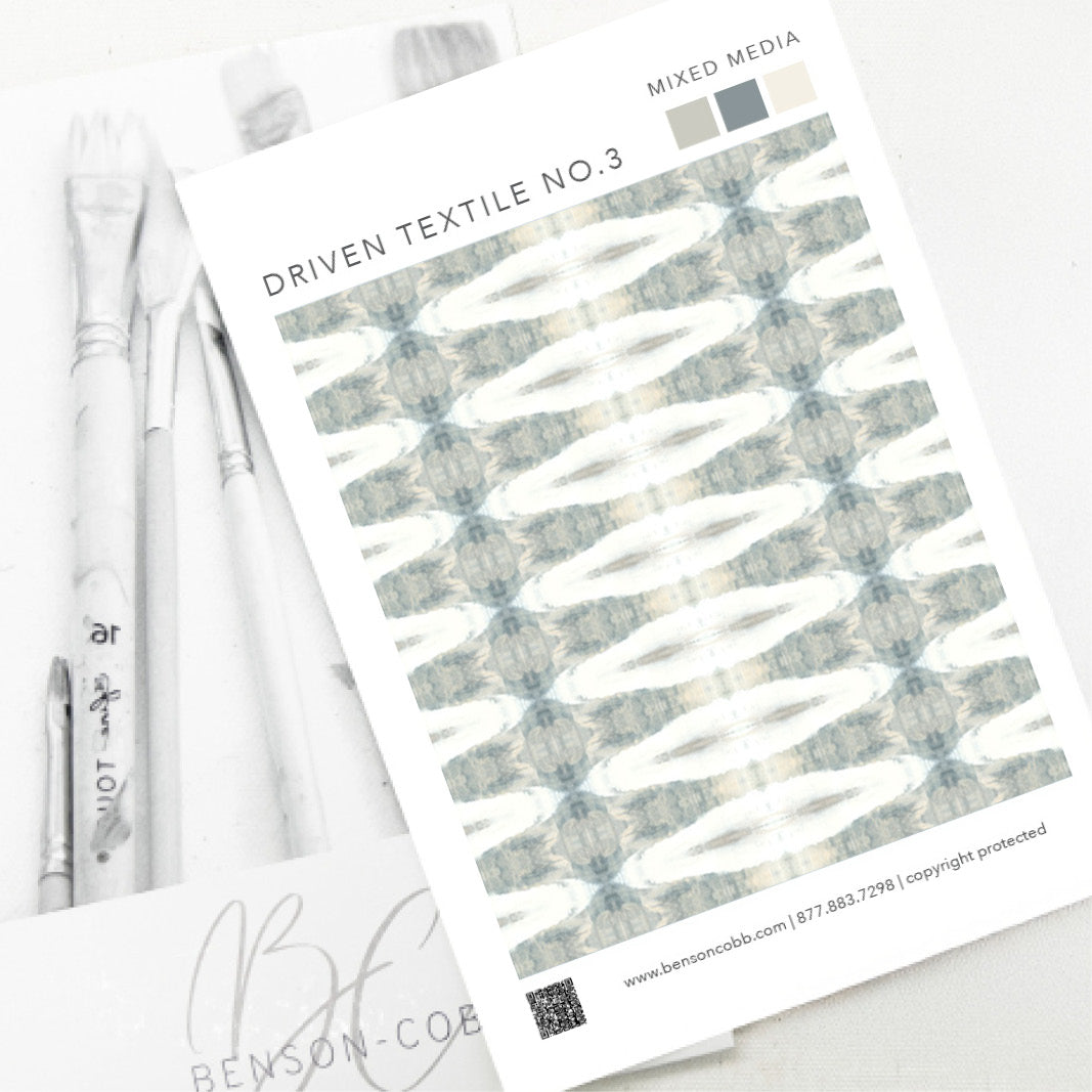Driven Textile No.3 Canvas Sample
