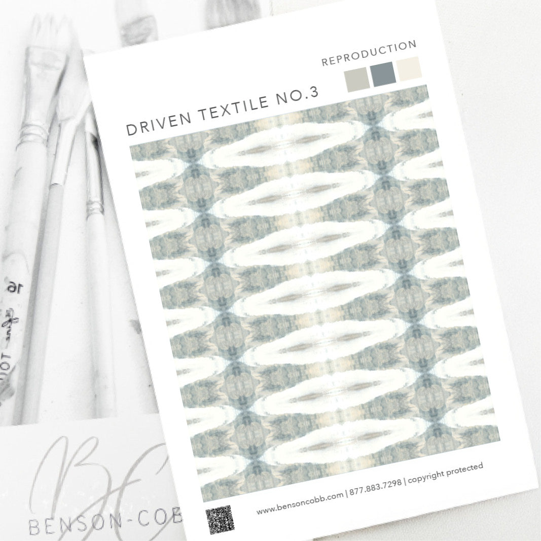 Driven Textile No.3 Canvas Sample