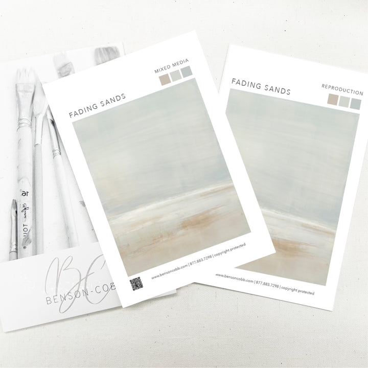 Fading Sands Canvas Sample