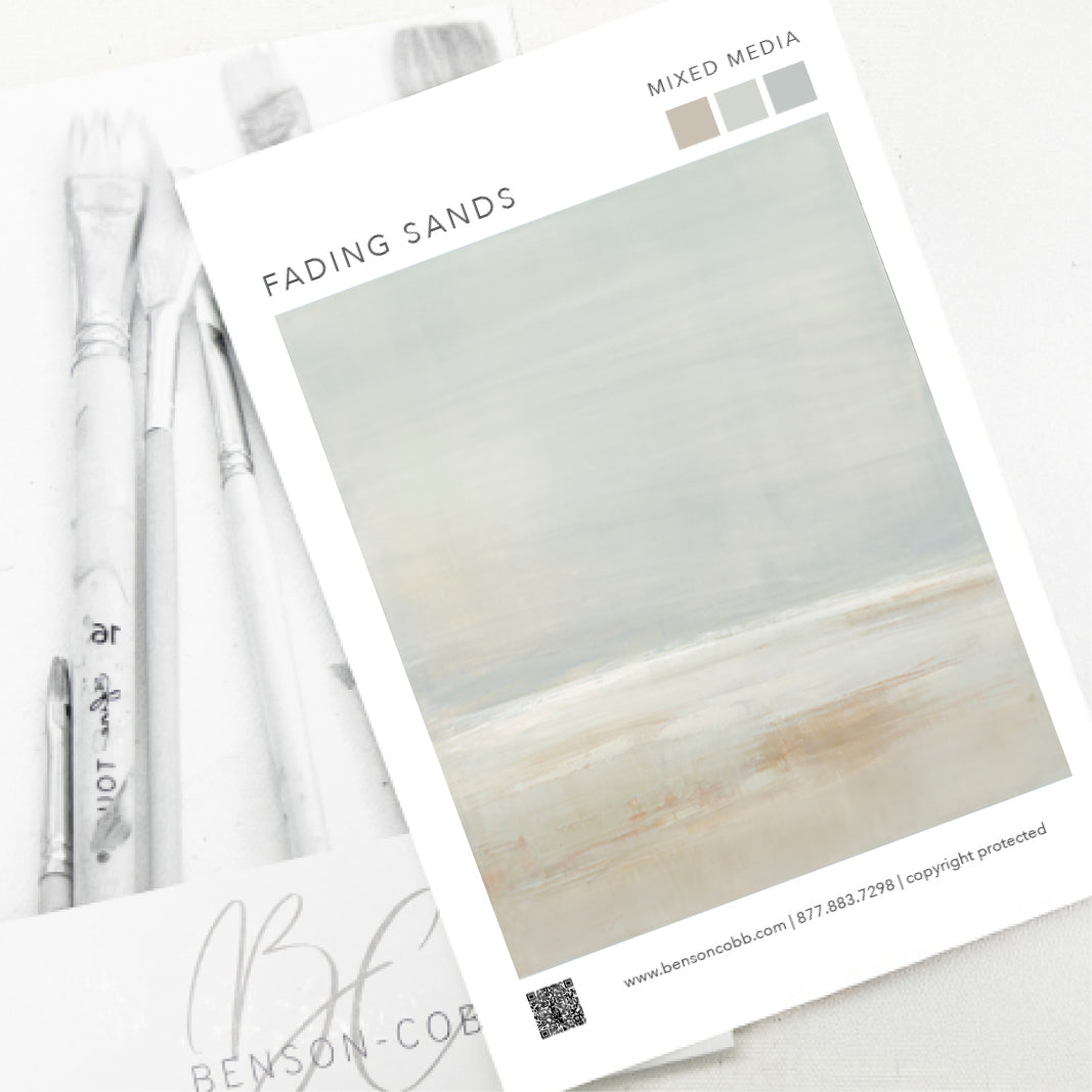 Fading Sands Canvas Sample