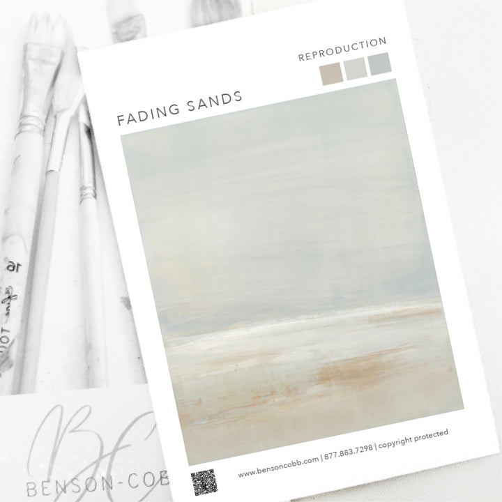 Fading Sands Canvas Sample