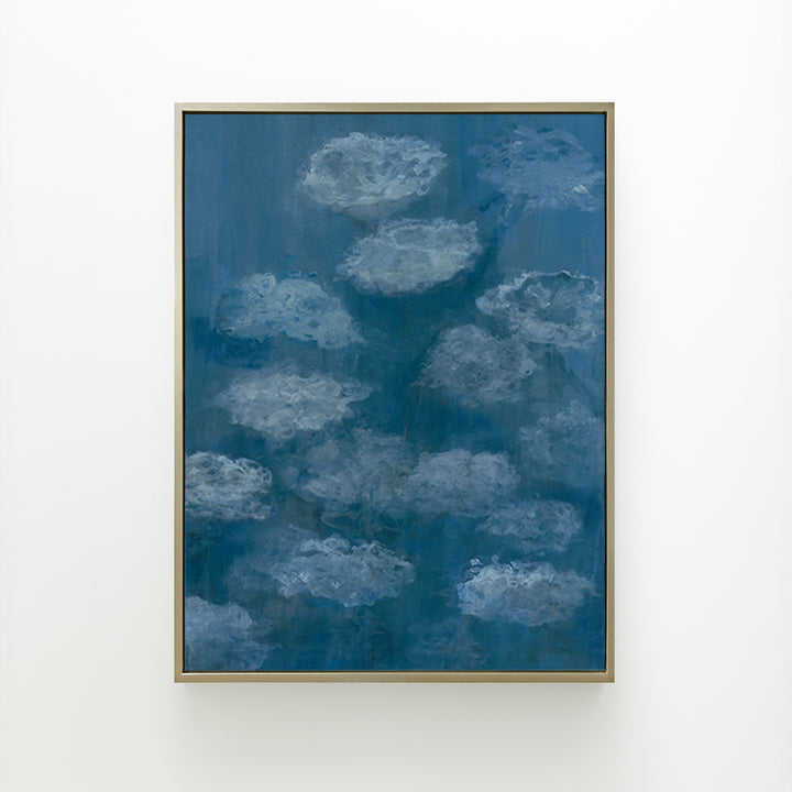 Fiori in Blue-Canvas Options