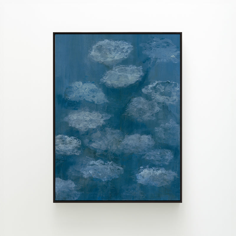 Fiori in Blue-Canvas Options