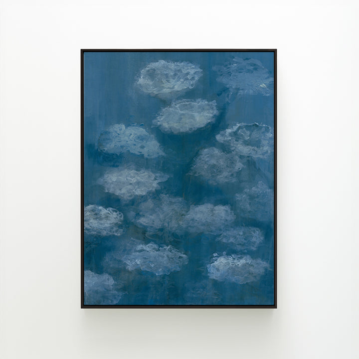 Fiori in Blue-Canvas Options