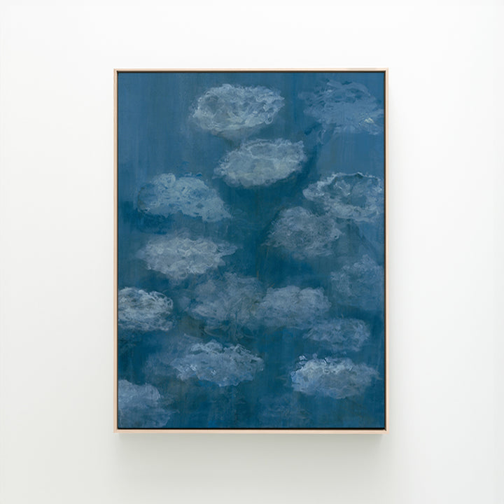 Fiori in Blue-Canvas Options