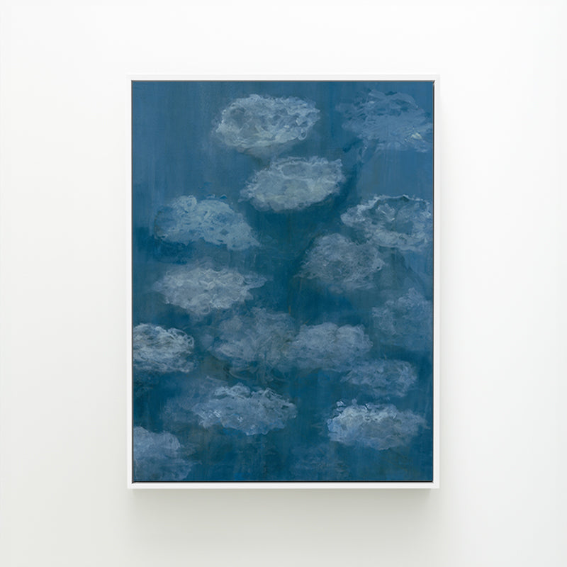 Fiori in Blue-Canvas Options