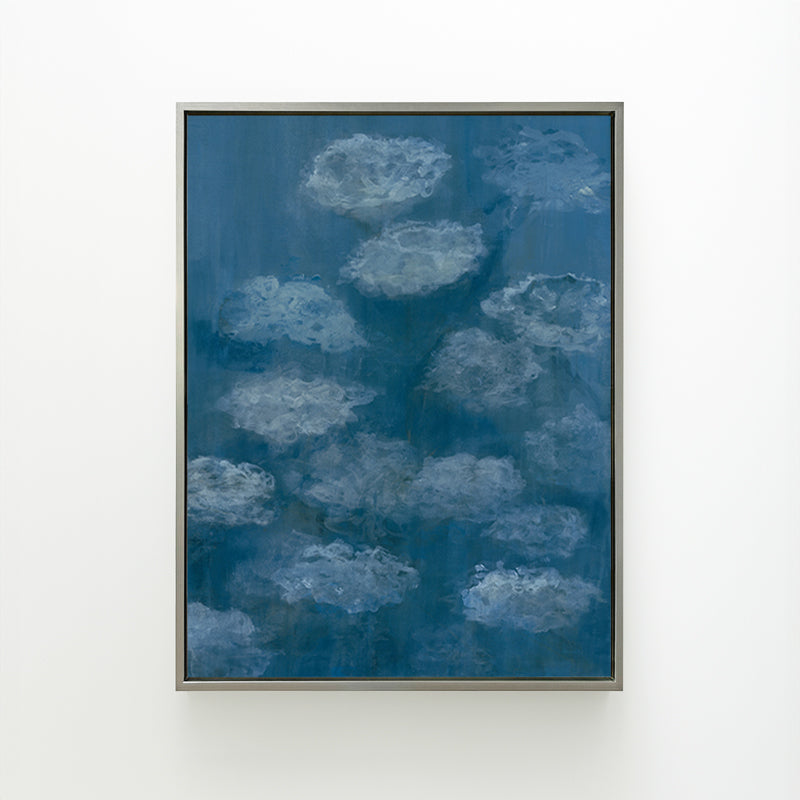 Fiori in Blue-Canvas Options