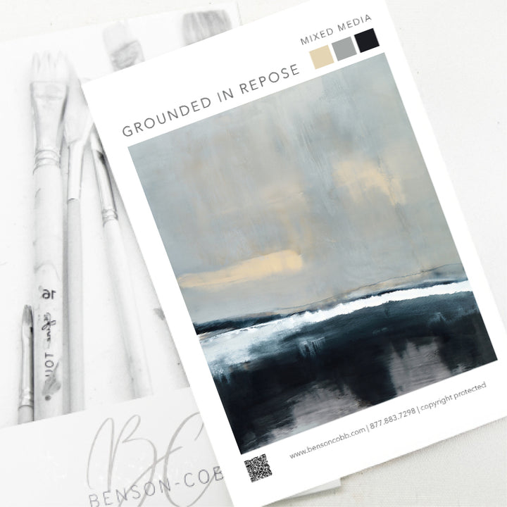 Grounded in Repose Canvas Sample