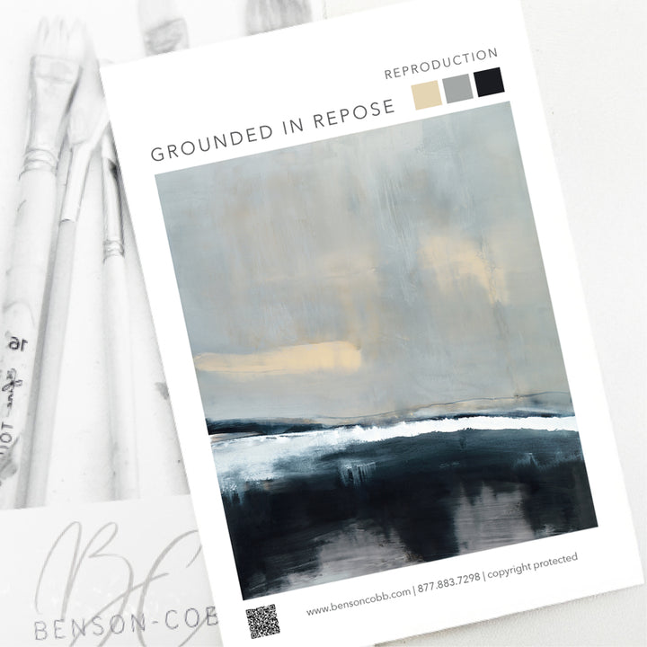Grounded in Repose Canvas Sample