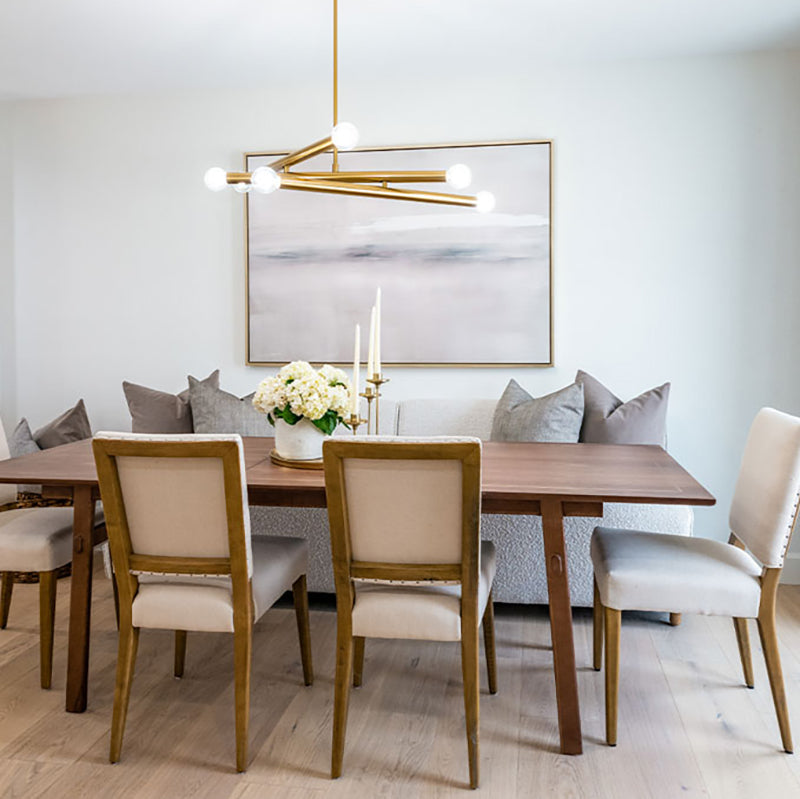 At Dusk provides a focal wall for the dining area