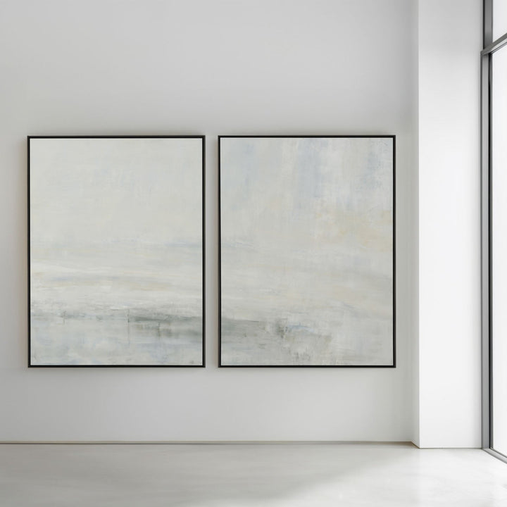 Haven 54x72" Diptych | Ebony Frame