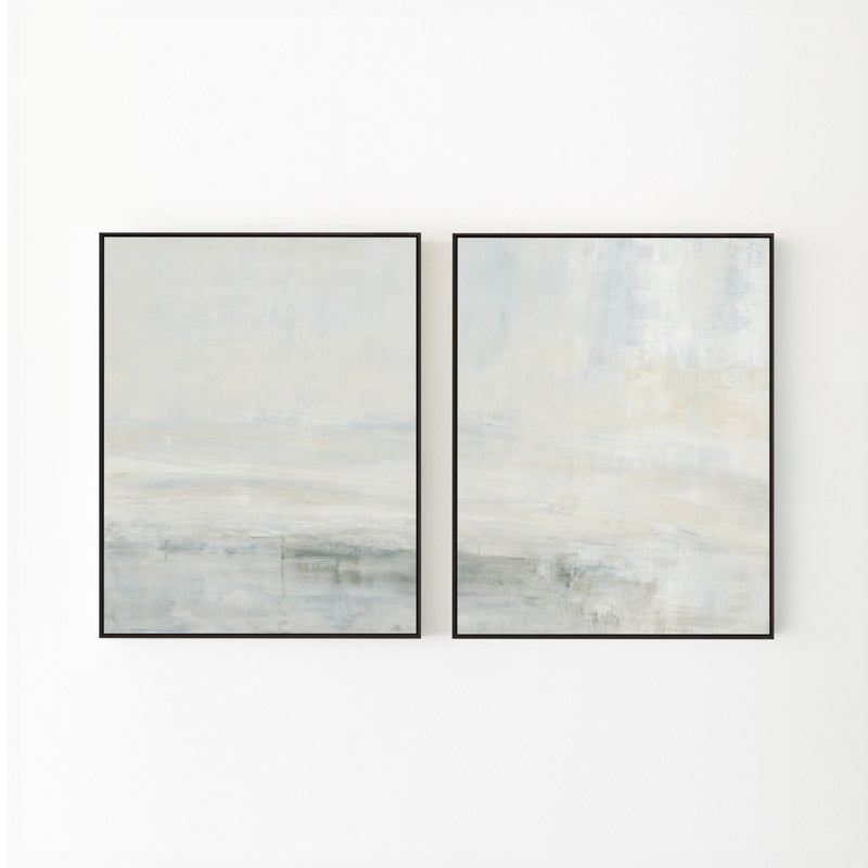 Haven 54x72" Diptych | Ebony Frame