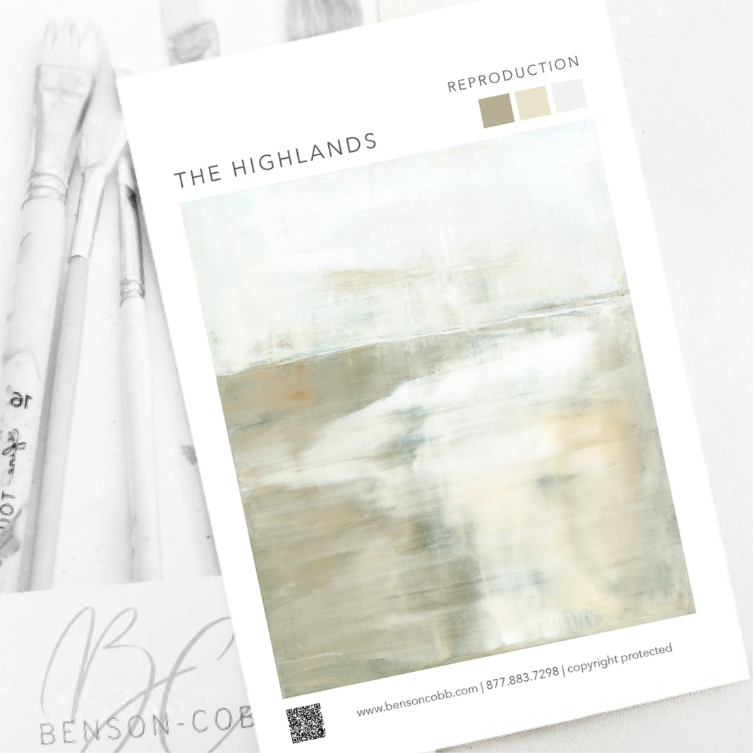 Highlands Canvas Sample