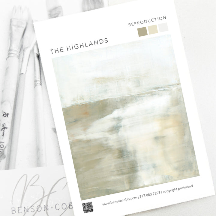 Highlands Canvas Sample