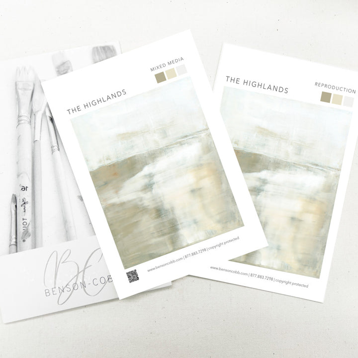 Highlands Canvas Sample