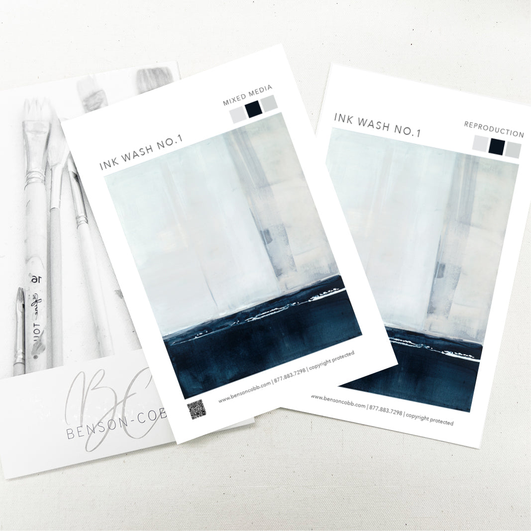 Ink Wash No.1 Canvas Sample