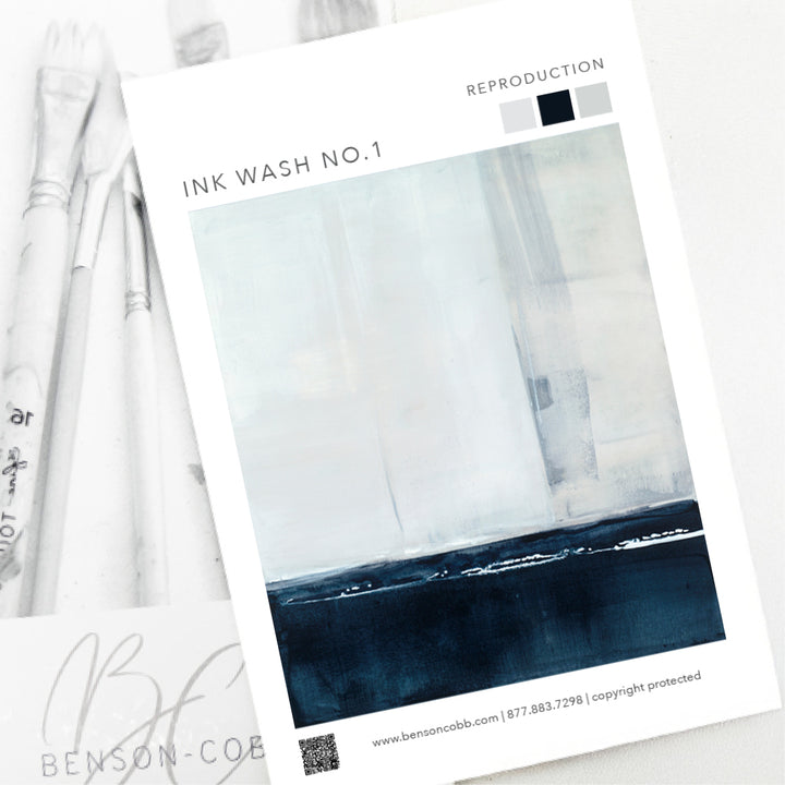 Ink Wash No.1 Canvas Sample