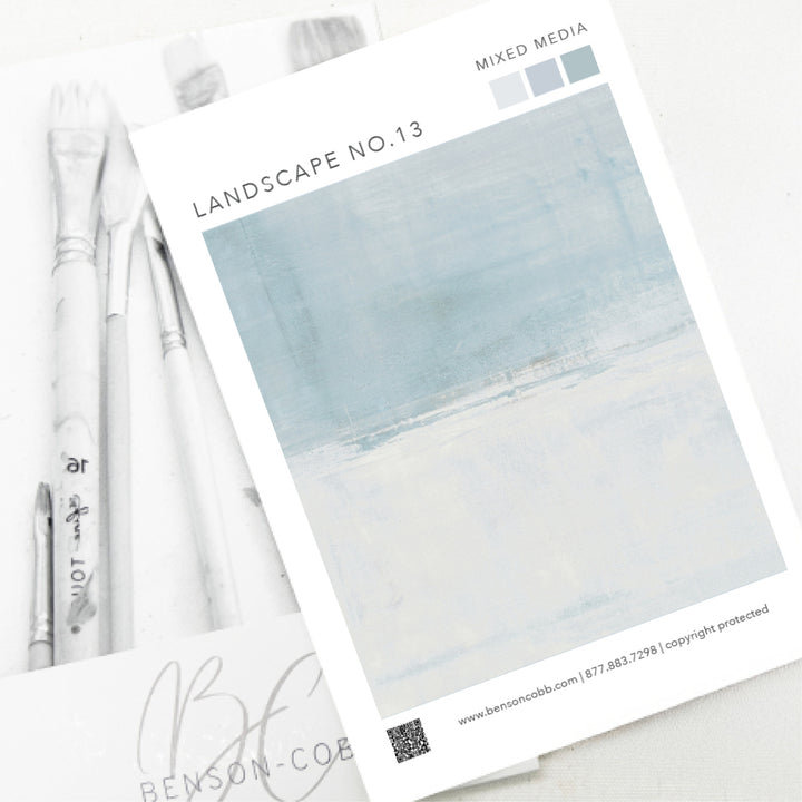 Landscape No. 13 Canvas Sample