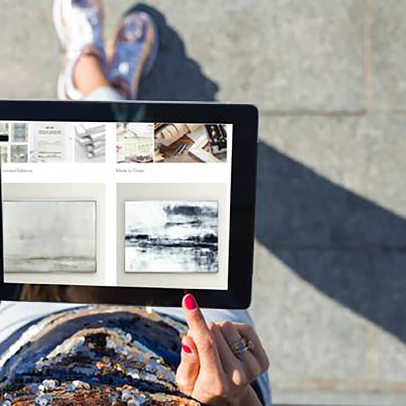 Select Artwork + Canvas Type