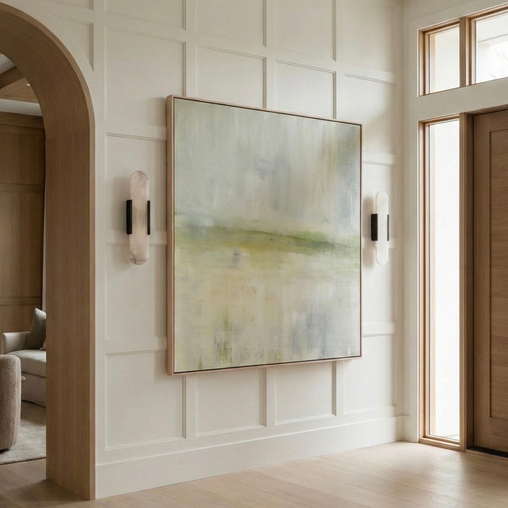 Mesa in Light 72x72"  | Natural Frame