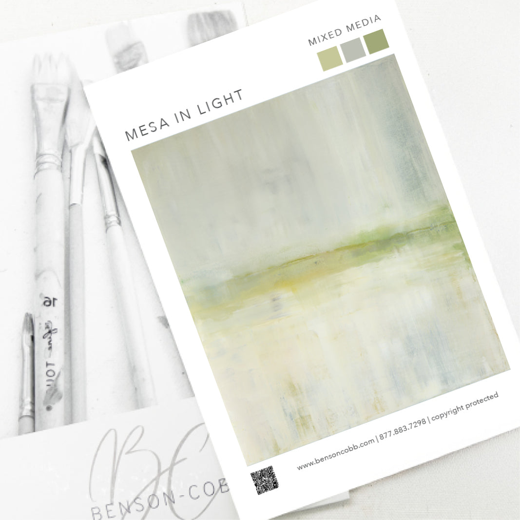 Mesa in Light Canvas Sample