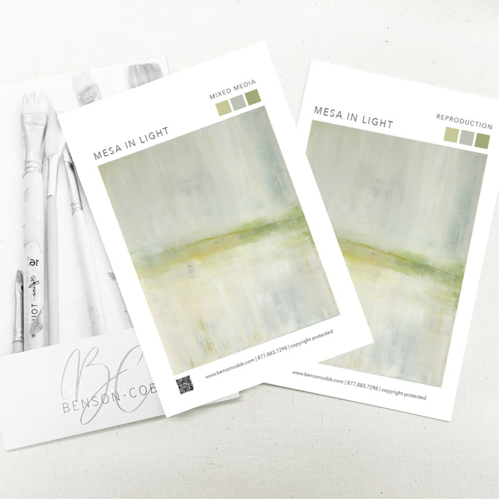 Mesa in Light Canvas Sample