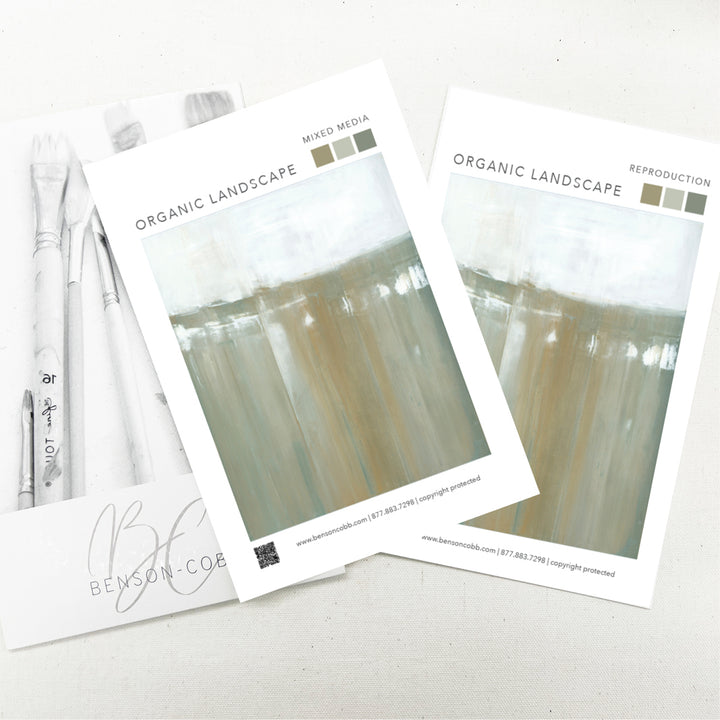 Organic Landscape Canvas Sample