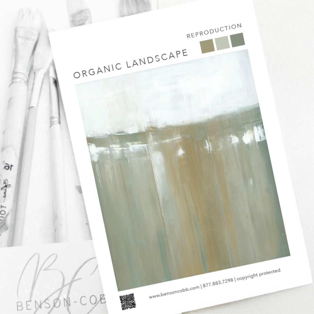 Organic Landscape Canvas Sample
