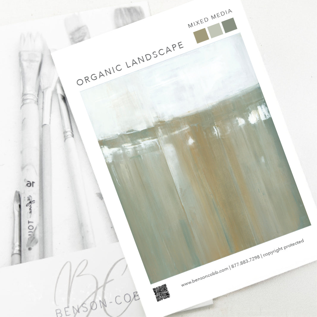 Organic Landscape Canvas Sample