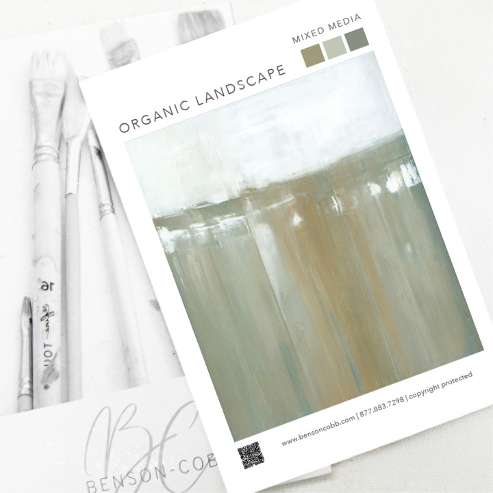 Organic Landscape Canvas Sample