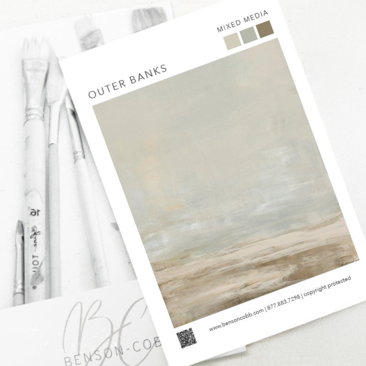 Outer Banks Canvas Sample