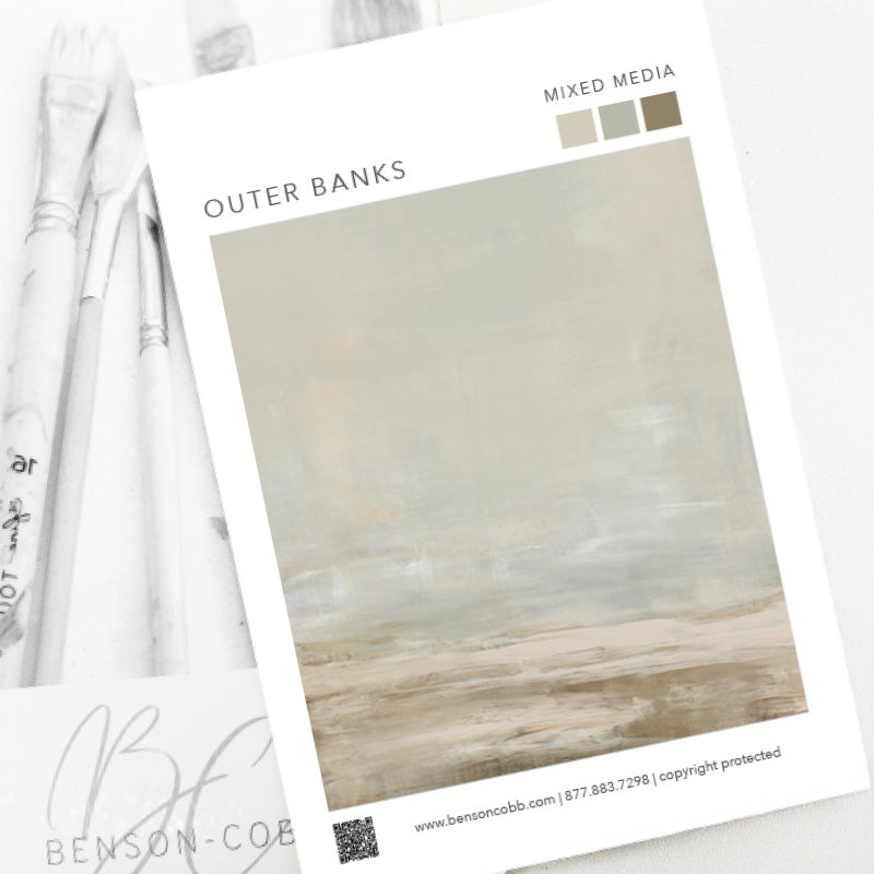 Outer Banks Canvas Sample
