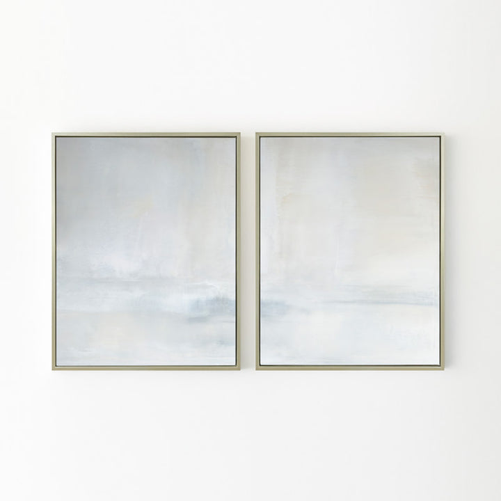 Promontory 36x48" Diptych Mixed Media | Unframed