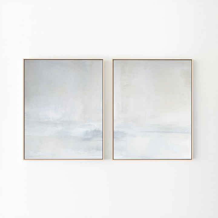 Promontory 36x48" Diptych Mixed Media | Unframed