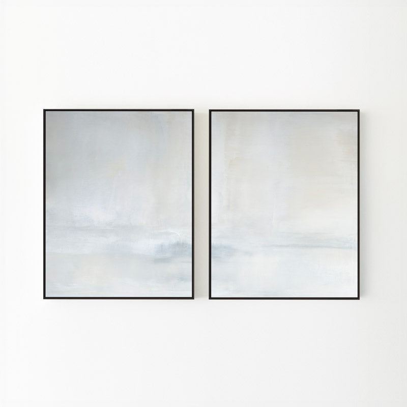 Promontory 36x48" Diptych Mixed Media | Unframed