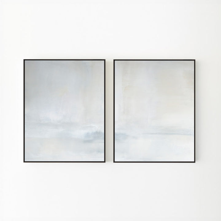 Promontory 36x48" Diptych Mixed Media | Unframed