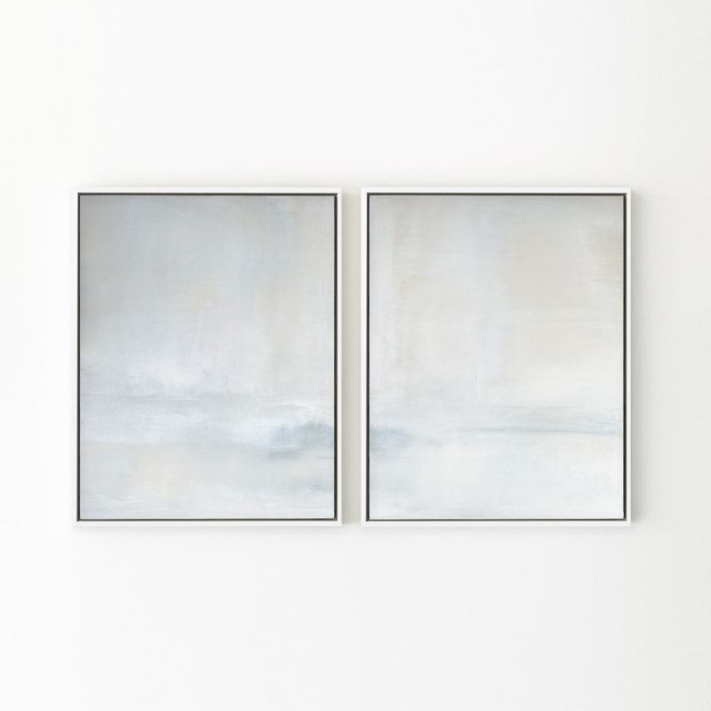 Promontory 36x48" Diptych Mixed Media | Unframed