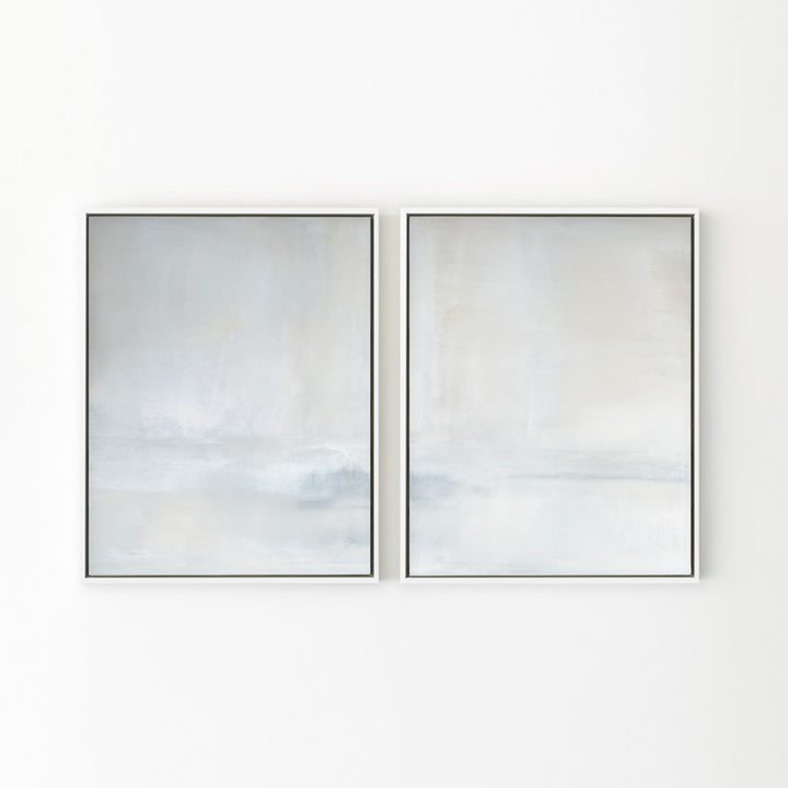 Promontory 36x48" Diptych Mixed Media | Unframed