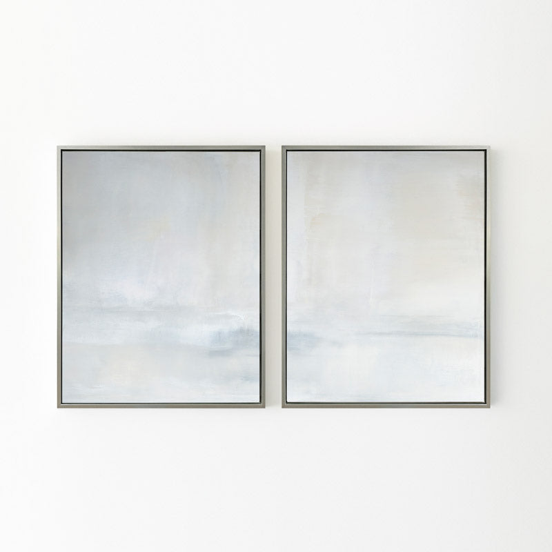 Promontory 36x48" Diptych Mixed Media | Unframed